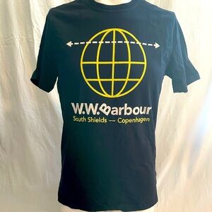 EUC Barbour x Wood Wood T-Shirt